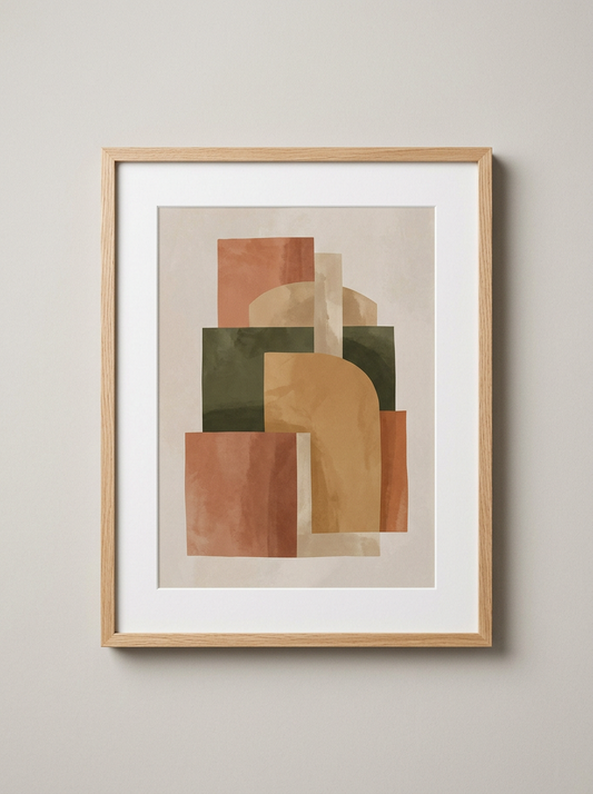 Terra Strata, Framed Print