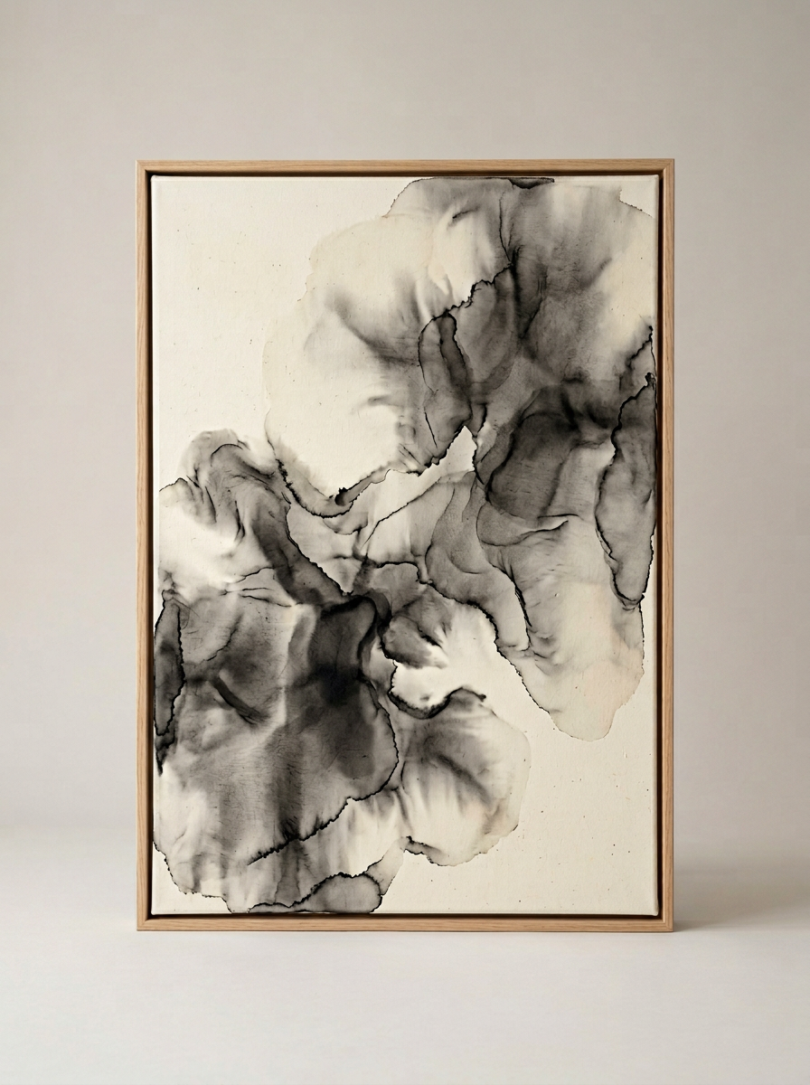 Vesper Ink Field, Stretched Canvas